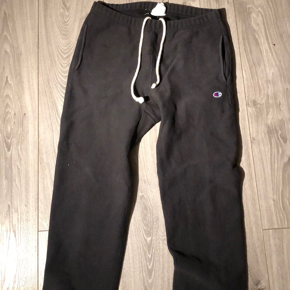 Black Champion Sweatpants